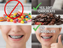 Safe and unsafe candy choices for braces