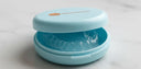 Dental retainer stored safely in protective case