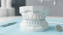Clear retainer used for edge-to-edge bite maintenance