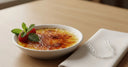 Smooth custard dessert ideal for aligner treatment