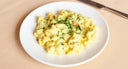 Soft scrambled eggs—high-protein breakfast safe for aligner wearers.