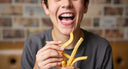 Eating french fries safely with braces