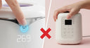 Petal ultrasonic cleaner with one-touch button compared to complex interface