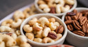 Soft nuts like cashews and peanuts that are safer for braces.