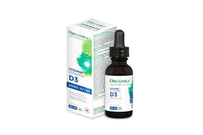 Organika Vitamin D3 Liquid 2500 IU 30ml - annually