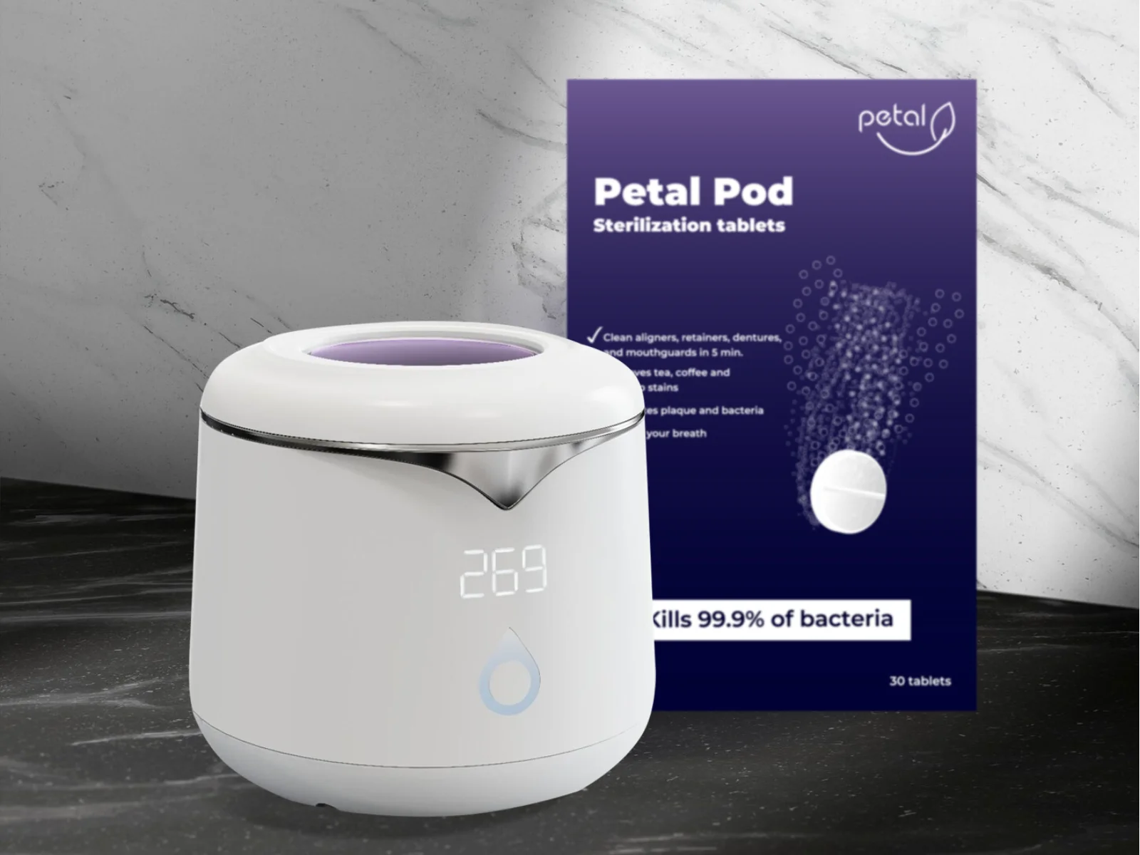 Vibrating ultrasonic cleaner