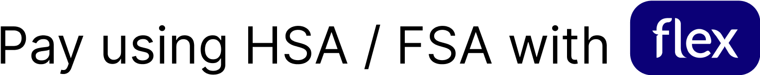 Pay using HSA/FSA with flex